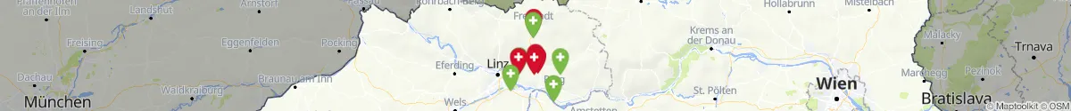 Kartenansicht für Apotheken-Notdienste in der Nähe von Kefermarkt (Freistadt, Oberösterreich)